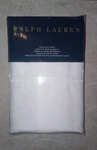 Ralph Lauren Rl 624 Solid Sateen Deco White Queen Flat Sheet $145. Fixed Price $99.95.
