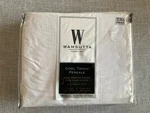 New Wamsutta Twin Txl Cool Touch Fitted Sheet 350TC White 100% Egyptian Cotton. Fixed Price $56.00.