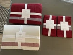 Crate & Barrel Hotel Linen/cotton King Bed Sheet Set Shams And Duvet - New. Fixed Price $150.00.