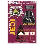 Arizona State Sun Devils Wincraft Star Wars 11" X 17" Multi-use Decal Sheet Ncaa. Fixed Price $12.99.
