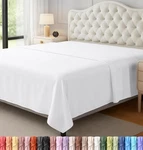 Utopia Bedding Flat Sheet - (full, White) (pack Of 1),. Fixed Price $18.99.