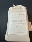 Casaluna King 300 Count Temperature Regulating Solid Pillowcase Set; Natural. Fixed Price $14.00.