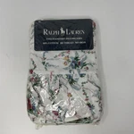 New Vintage Ralph Lauren Blaine Floral Ruffled 2 Standard Pillowcases. Fixed Price $99.99.