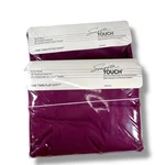 Vtg Jc Penny Twin Sheet Set 180 Thread Count Smooth Touch Dk Wine Flat & Fitted. Fixed Price $10.00.