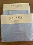 Ralph Lauren Georgica Garden Sanabel Blue Gingham Full Flat & Fitted Sheet Rare. Fixed Price $149.99.