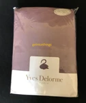 Nwt Yves Delorme Triomphe Fitted Sheet C King 75X85 Bruyere Purple Violet Sateen. Fixed Price $295.00.