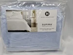 Hotel Collection Supima Cotton Queen Extra Deep Flat Sheet Frost Blue 825 Tc New. Fixed Price $199.99.