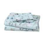 Coastal Print Microfiber Sheet Set, Soft, Comfy, 12" Deep Full Oceanside Sea. Fixed Price $34.18.
