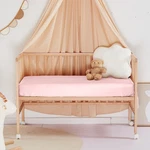 Thxsilk Pure Fitted Crib Sheet, Organic, Ultra Soft, Smooth, Pink, 28"X52". Fixed Price $106.21.