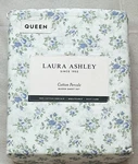 Rare Leanna Purple Comfy Crisp Cool Cotton Percale Queen Sheet Set Laura Ashley. Fixed Price $86.34.