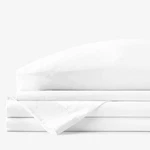 The Company Store Classic Smooth Wrinkle-free Sateen Bed Sheet Set. Fixed Price $124.50.
