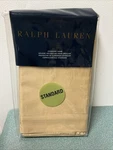 Ralph Lauren Victoria Falls Taupe Pillow Sham Polished Bronze New- Standard. Fixed Price $59.95.