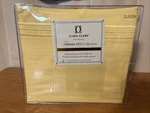 New Clara Clark Premier 1800 Collection Bed Sheet Set Queen Size, Yellow - 4PCS. Fixed Price $20.00.