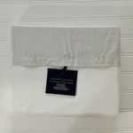 Ralph Lauren Rl 624 Tc Organic Sateen Border Queen Flat Sheet Platinum Nwt $185. Fixed Price $59.99.