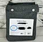 Calvin Klein New Modern Cotton Jersey King Flat Sheet Only Charcoal Gray Soft. Fixed Price $49.99.