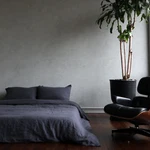 Linen Bedding - Organic European Flax Washed Sheets Set (4 Pcs). Fixed Price $275.00.