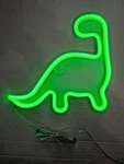 Dinosaur Neon Style Sign Led Light Wall Decoration Room Cute Green. Fixed Price $15.99.