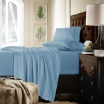 Tribeca Living King Bed Set, Soft Cotton Sateen Solid And. Fixed Price $66.98.