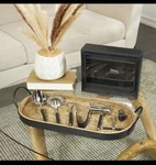 Luxury Bar Tool Set Novogratz Dark Blue Leather 7 Piece With De. Fixed Price $89.99.