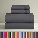 Clara Clark Queen Set, 1800 Series 4 Piece Deep Pocket Sheets, 100% Soft. Fixed Price $28.86.