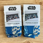 Lot Of 2 Disney Star Wars Reversible Standard Pillowcase X-wing & Tie Fighter. Fixed Price $19.45.