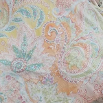 Ralph Lauren Jamaica Paisley Coral King Fitted Sheet 450 Tc 100% Cotton Sateen. Fixed Price $129.99.