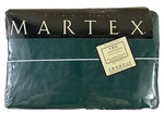 Vtg Martex Premium 180 Percale No-iron Truefit Twin Sheet Set Solid Hunter Green. Fixed Price $27.77.