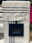 Ralph Lauren Regular Organic Handkerchief Pillowcase Size King Color Polo Navy. Fixed Price $50.00.