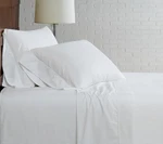Solid Percale 200 Thread Count Sheet Sets White 100% Cotton 4-PIECE King. Fixed Price $124.99.