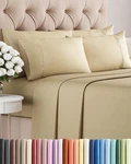 Queen 6 Piece Sheet Set Comfy Breathable & Cooling Ultra Soft Hotel Luxury .... Fixed Price $59.02.