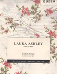 Laura Ashley Queen Sheet Set Jessika Red Floral 4PC Cottage Farmhouse Green. Fixed Price $68.39.