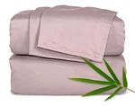 Bamboo Full Sheets 100% Organic Viscose Dusty Pink Double Stitching Pure. Fixed Price $154.99.