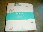 New Sheet Set Desert Delight Safari Jeep Palm Trees Camel Pillowfort Full Size. Fixed Price $24.99.
