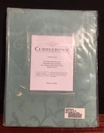 Cuddledown Flat Sheet King 400 Thread Count Scroll Jacquard Harbor Color Discon. Fixed Price $89.00.