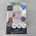 Disney Four Piece Set Fitted/full Two Pillows Cases Microfiber. Fixed Price $27.07.