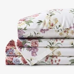 Nature's Bouquet Classic Smooth Sateen Bed Sheet Set - Cream Multi, Twin.... Fixed Price $85.50.