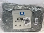 Great Bay Home 100% Cotton Winter Floral Printed Flannel Queen Sheet Set New. Fixed Price $45.00.