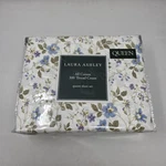 Laura Ashley Queen Spring Bloom Combed Cotton Sheet Set Bedding 300 Thread Count. Fixed Price $79.99.