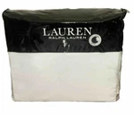 New Ralph Lauren Dunham Queen White Sheets 4PC Set Nip Fitted Flat Pillow Cases. Fixed Price $89.99.