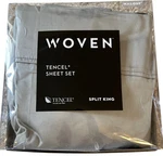 Woven Silky Soft Tencel Bed Sheet Set - Moisture And Temperature Regulating Gray. Fixed Price $124.97.