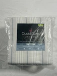 Cuddl Duds Heavyweight Cotton Flannel Sheet Set 4PCS Everyday Stripe King Blue. Fixed Price $49.49.