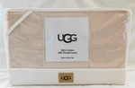 Ugg 100% Cotton 300 Thread Count Queen Sheet Set "shell" New In Package Cc. Fixed Price $89.99.