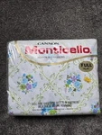 Vintage Cannon Monticello Iron Bed Sheet Full Flat Plantation Bouquet. Fixed Price $30.00.