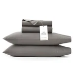 Sheet Set King 100% Organic Cotton Hemmed Stone Luxury Boll & Branch Signature. Fixed Price $439.99.