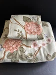 Threshold Queen Duvet Cover Sham Set Botanical Floral Sage Green 89X85 Cotton. Fixed Price $42.00.