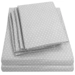 Sweet Home Collection 4 Piece 1500 Thread Count Brushed Microfiber Deep Pocke.... Fixed Price $44.03.