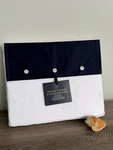 Ralph Lauren Organic Cotton Palmer Percale Queen Flat Sheet Polo Navy RETAIL-185. Fixed Price $49.99.
