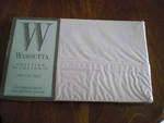 Nip Wamsutta Twin Flat Sheet Egyptian 100% Cotton Powder (ivory) 250 Thread Ct. Fixed Price $21.99.