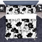 Black And White Floral Sheets Queen Flower Aesthetic Bed Full Soft Dee.... Fixed Price $43.41.