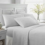 4PC Sheets Set Ultra Soft White Twin Xl By Kaycie Gray Basics. Fixed Price $19.99.